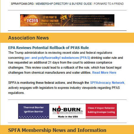 SprayFoam Pro Newsletter 5-21-25