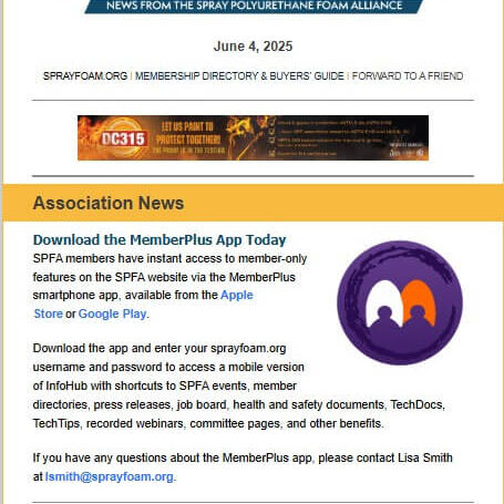 SprayFoam Pro Newsletter 6-4-25